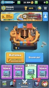 CONTA CR COM 5000 TROFÉUS, 35K GOLD E VARIAS LENDÁRIAS! - Clash Royale