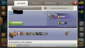 Conta Cv10 12k de gemas e Conta clash royale desafiante I - Clash of Clans