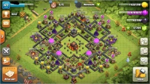 Conta Cv10 12k de gemas e Conta clash royale desafiante I - Clash of Clans