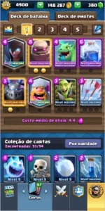 Conta de Clash Royale nvl 13, várias cartas full