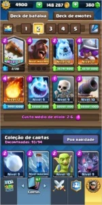 Conta de Clash Royale nvl 13, várias cartas full