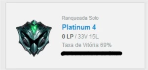🟢 SMURF PLATINA 🔥 MMR ALTO 💎 34K ESSÊNCIAS - League of Legends LOL
