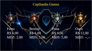 Capilandia Games ELOJOB / MD5 - League of Legends LOL