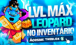 BLOX FRUITS > 🐆LEOPARD NO INV + 👊GODHUMAN + LEVEL MÁXIMO - Roblox