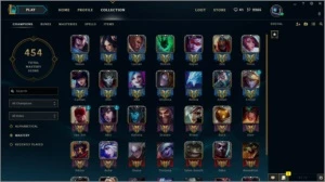 Conta de LoL Platina V com muitas skins e ícones - League of Legends