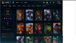 Conta league of legends nivel 85, 110 champs LOL