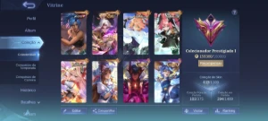 🌠Mobile Legends Conta Com 433 Skins. Muitas Skins Raras