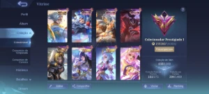🌠Mobile Legends Conta Com 433 Skins. Muitas Skins Raras