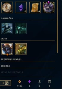 CONTA SMURF PLATINA 2 - League of Legends LOL