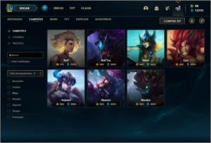 Conta ouro 4 com 155 Champs e 126 Skins - League of Legends LOL