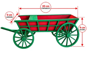 Mini carroça do vovô - Artesanato e Personalizados