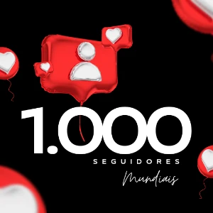 1k Seguidores Mundias - Redes Sociais