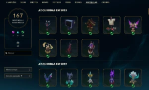 Conta league of legends desde 2012  c/ itens no Valorant LOL