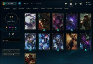 Conta Platina 2 League of Legends . Conta smurf Ouro 4 LOL