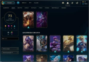 Conta Platina 2 League of Legends . Conta smurf Ouro 4 LOL