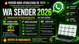 WA Sender 2026 – Versão 6.1.0 | Licença Anual - Outros