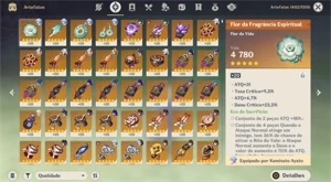 AR 58 - 13T5 + 4 Armas T5 - Genshin Impact