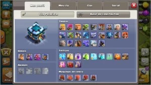 Conta cv13 Clash Queen Upada - Clash of Clans