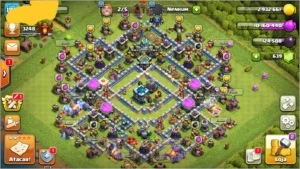 Conta cv13 Clash Queen Upada - Clash of Clans