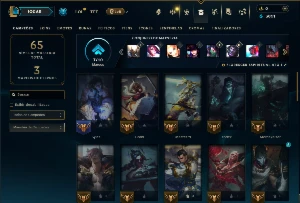 Platina 3 com 45 Champs e 7 Skins - League of Legends LOL