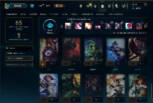 Platina 3 com 45 Champs e 7 Skins - League of Legends LOL