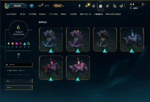 Platina 3 com 45 Champs e 7 Skins - League of Legends LOL