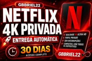 NETFLIX 4K TELA PRIVADA 30 DIAS! - ENTREGA AUTOMÁTICA!