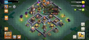 Conta cv15 bem upada - Clash of Clans