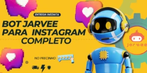 🟢 Jarvee Bot Instagram - Completo Vitalício - Redes Sociais