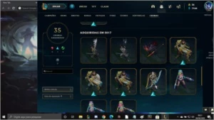 Conta de League of Legends a venda LOL