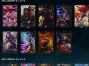 Conta League of Legends all champions 50 skins LOL