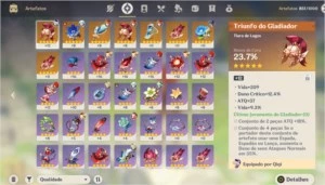5 ⭐️QIQI C1 + KLEE + CHILDE + DILUC + ORAÇÃO PERDIDA - Genshin Impact