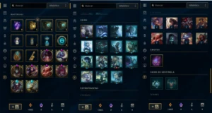 Conta Mestre LOL Lvl 292, 80 skins e + p ativar! - League of Legends