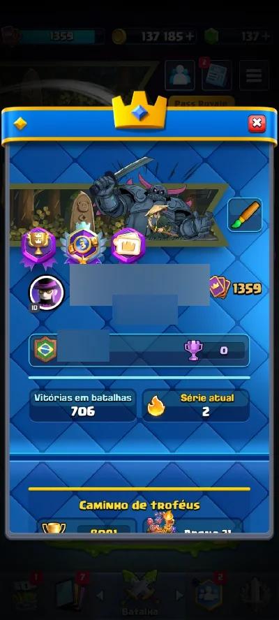 Contas Clash - Clash Royale