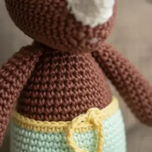 Rinoceronte Marrom Amigurumi - Artesanato e Personalizados