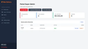 Script De Delivery Saas Multi-lojas Php - Sites, Lojas e Sistemas Prontos Sites e Scripts