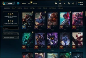 Conta Platina 2 com 2700RP, 178 skins e 100 champs - League of Legends LOL