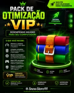 🚀 Pack de Otimização VIP para Windows | Mais FPS