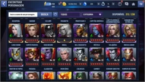 Conta de Marvel FutureFight nível 127 vip 7 - Outros