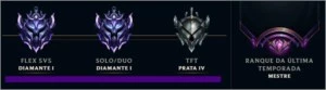CONTA COM 670 SKINS, MMR MESTRE - League of Legends LOL