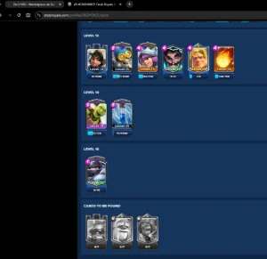 Conta Clash Royale NIVEL 40