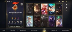 Conta Wild Rift com 151 Skins, 45 no lol, E valorant - League of Legends: Wild Rift LOL WR