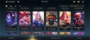 Conta Wild Rift com 151 Skins, 45 no lol, E valorant - League of Legends: Wild Rift LOL WR