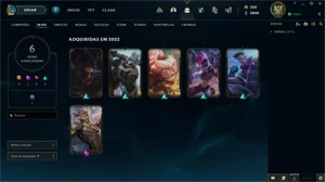 Pack de Contas Prestigio - League of Legends LOL
