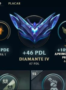 Conta Diamante 4/IV 73%wr 47 Pdl Lp - League of Legends LOL