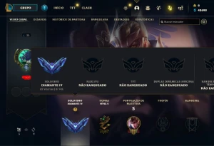 Conta Diamante 4/IV 73%wr 47 Pdl Lp - League of Legends LOL