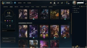 CONTA LEAGUE OF LEGENDS LOL