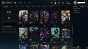 CONTA LEAGUE OF LEGENDS LOL