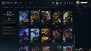 CONTA LEAGUE OF LEGENDS LOL