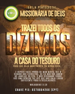 Artes Gospel 2023 Editável - Redes Sociais